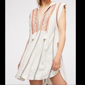 Free People Boho Striped Sleeveless Dress